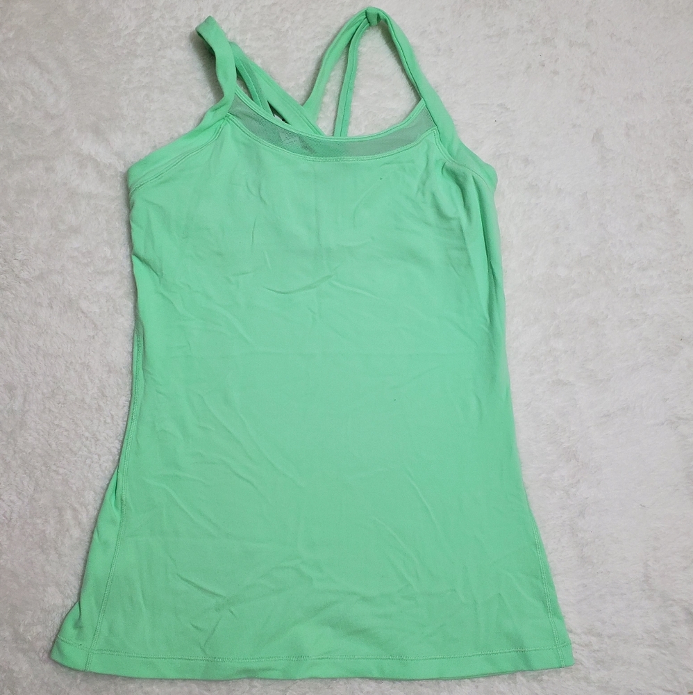 Lululemon green tank top Sz 6